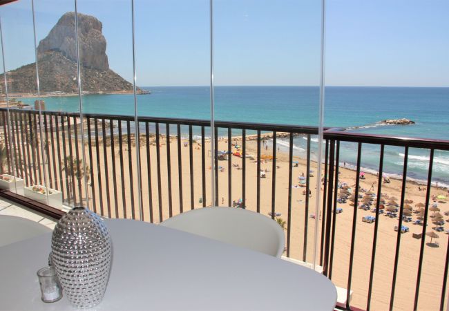 Apartamento en Calpe - APLAYAMAR7-1ºlínea Playa-Wifi y Garaje Gratis.