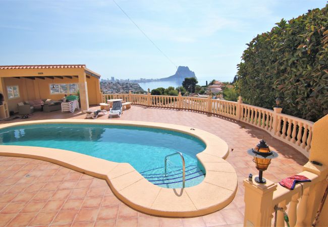 Villa en Calpe - MARYVILLA0129-Gran Vista-Wifi y Parking Gratis.