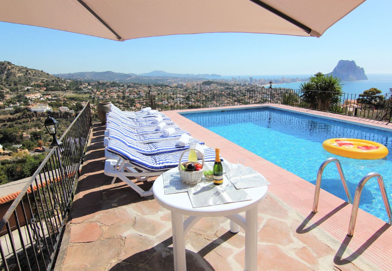 Villa en Calpe - MARYVILLA1016-Gran Vista-Wifi y Parking Gratis. Villa en Calpe - MARYVILLA1016-Gran Vista-Wifi y Parking Gratis.