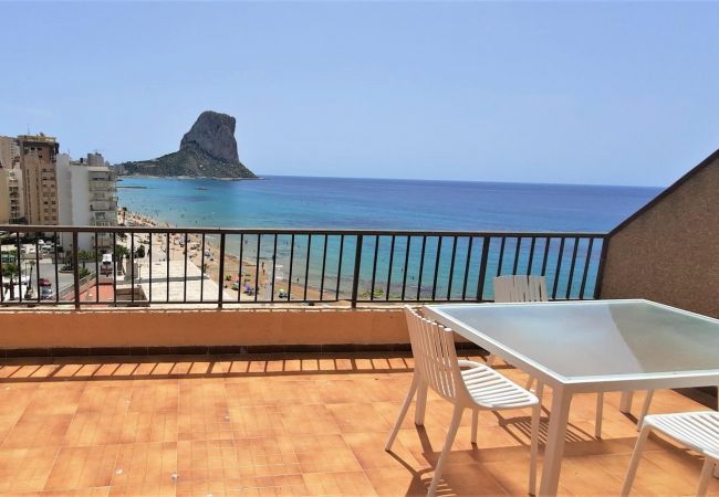 Apartamento en Calpe - ACARIBEQ-1ºlínea Playa-Wifi y Garaje Gratis. Apartamento en Calpe - ACARIBEQ-1ºlínea Playa-Wifi y Garaje Gratis.