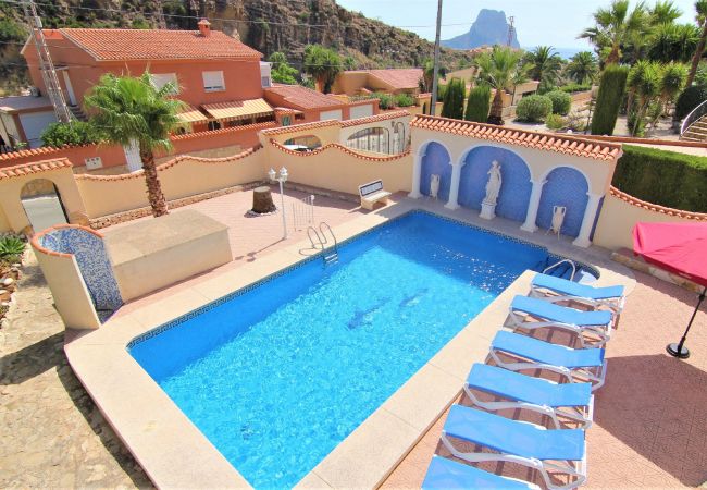 Villa en Calpe - VILLAVENUS-Gran Vista-Wifi y Parking Gratis.