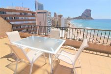 Ferienwohnung in Calpe / Calp - ACARIBEP-1ºlínea Playa-Wifi y Garaje Gratis.