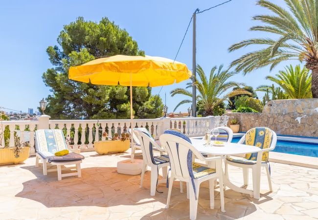 Villa à Calpe - Maryvilla0239-Cerca de la Playa-Vistas-Parking gra Villa à Calpe - Maryvilla0239-Cerca de la Playa-Vistas-Parking gra