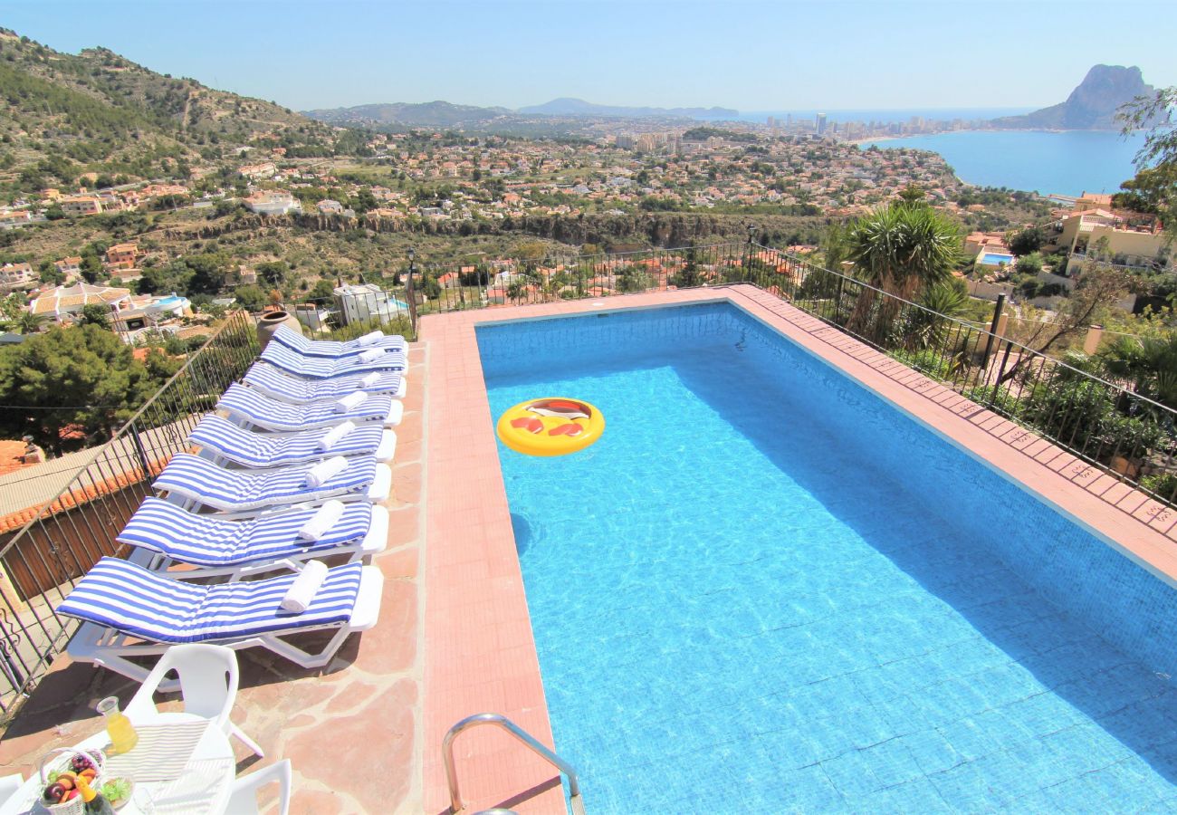 Вилла на Кальпе / Calpe - MARYVILLA1016-Gran Vista-Wifi y Parking Gratis.